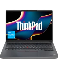 Lenovo ThinkPad E14 Intel Core i3 13th Gen 14" WUXGA IPS 300 Nits Thin and Light Laptop (8GB RAM/512GB SSD/eshell/FPR/Graphite Black/1Y Premier Support/1.41 kg), 21JKS0LT00
