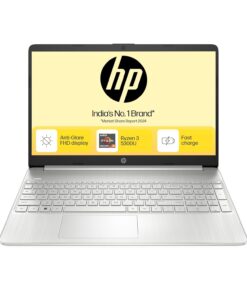 HP Laptop 15s, AMD Ryzen 3 5300U, 15.6-inch (39.6 cm), FHD, 8GB DDR4, 512GB SSD, AMD Radeon Graphics, Thin & Light, Dual Speakers (Win 11, MSO 2019, Silver, 1.69 kg), eq2143AU/eq2212au