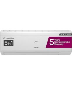 Godrej 2 Ton 3 Star, 5 Years Comprehensive Warranty, 5-In-1 Convertible Cooling, Inverter Split AC (Copper, 2025 Model, Heavy duty cooling at 52 °C, AC 2.0T EI 24I3T WZS, White)