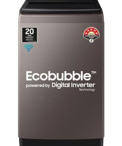 Samsung 7 kg, 5 star, Eco Bubble Technology, Wi-Fi, Digital Inverter, Motor, Soft Closing Door, Fully-Automatic Top Load Washing Machine (WA70BG4542BRTL, Rose Brown)