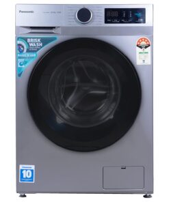 Panasonic 8 kg 5 Star Fully Automatic Front Loading Washing Machine (NA-148MB3L01, Grey), Free 1 Year Extended warranty
