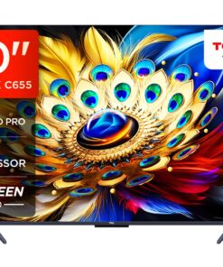 TCL 126 cm (50 inches) 4K Ultra HD Smart QLED Google 50P755PRO (Black)