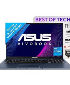 ASUS Vivobook 15 Thin and Light Laptop, Intel Core i5-12500H 12th Gen, 15.6" (39.62 cm) FHD, (16GB RAM/512GB/Win11/Office 2021/Blue/1.7 kg), X1502ZA-EJ541WS