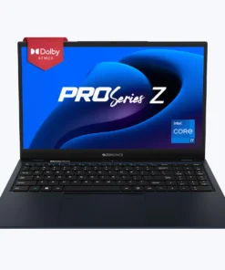 ZEBRONICS PRO Series Z NBC 3S, Intel Core 12th Gen 13 Processor 8GB RAM & 512GB SSD Laptop, 15.6 Inch (39.6CM), IPS 180° Display, Dolby Atmos, 38.5Wh Large Battery, Windows 11, Midnight Blue, 1.76 Kg
