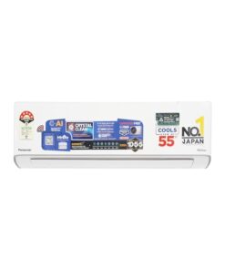 Panasonic EU 7 in 1 Convertible 1Ton 3Star Smart Inverter Split,(100%Copper Condenser, CS/CU-EU12BKY3FM),With MirAie & Matter Certified 55°Tested, High CFM & Eco tough Outdoor Crystal Clean Technology