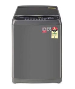 LG 8 Kg 5 Star Inverter TurboDrum Fully Automatic Top Loading Washing Machine (T80AJMB1Z, Jet Spray+, Smart Closing Door, Middle Black)