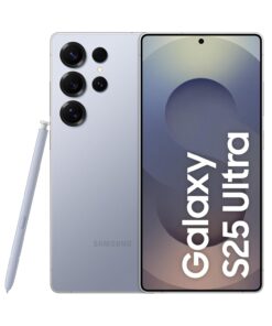 Samsung Galaxy S25 Ultra 5G Smartphone with Galaxy AI (Titanium Silverblue, 12GB RAM, 512GB Storage), Titanium Frame, Snapdragon 8 Elite, 200 MP Camera with ProVisual Engine and 5000mAh Battery