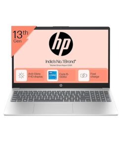 HP 15s Intel Core i5 13th Gen 1335U - (8 GB/512 GB SSD/Windows 11 Home) 15-fd0022TU Thin and Light Laptop  (15.6 Inch, Diamond White, 1.6 Kg, With MS Office)